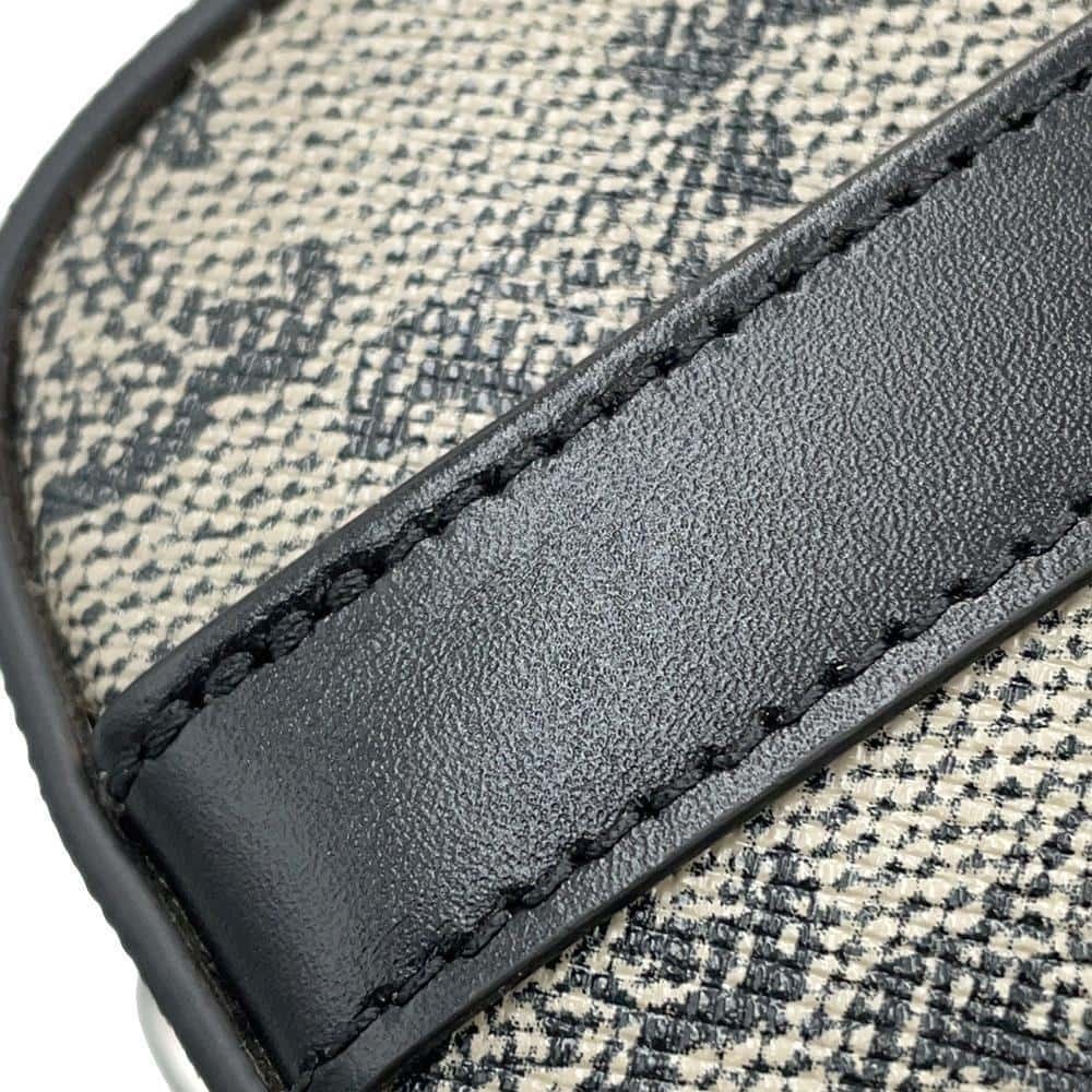 Celine Triomphe Messenger Shoulder Bag Leather Black - Picture 6 of 12